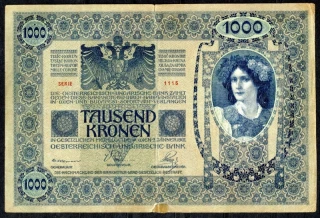 1000 Korona 1902 C