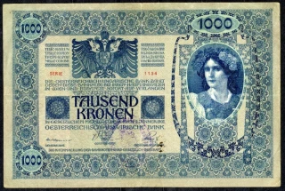 1000 Korona 1902 F