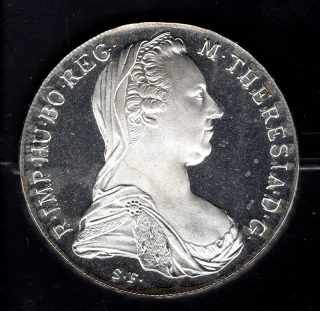 1 Toliar 1780 S.F. PROOF
