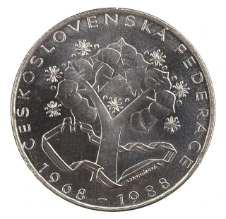 175/ 500 Kčs 1988 - ČSR - VARIANT "FEDERÁCIE ČESKOSLOVENSKEJ"
