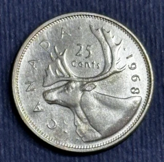 25 Cents 1968
