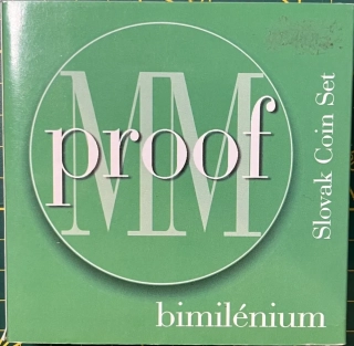 2000 Sada Slovenských mincí PROOF