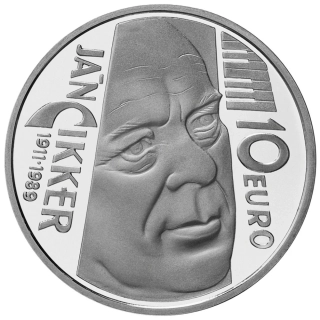 2011/008, 10€ Ján Cikker PROOF
