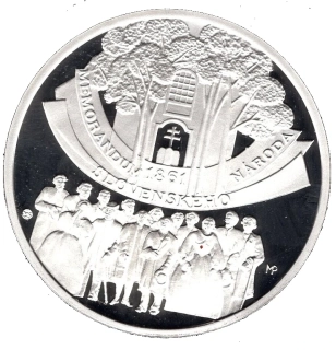2011/007, 10€ Memorandum národa slovenského PROOF