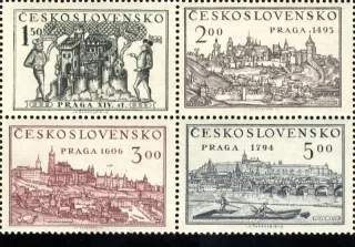 0558-0561 St **Výstava PRAHA 1950