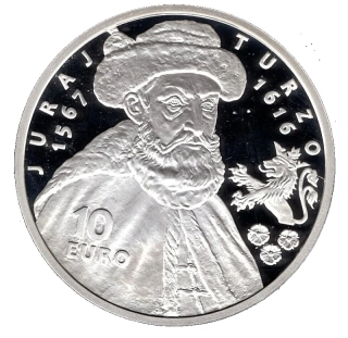 2016/025, 10€ Juraj Turzo 400. výročie úmrtia PROOF