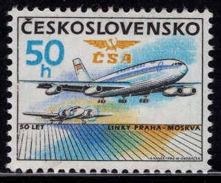 2743**  50 r. letov Praha-Moskva