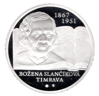 2017/029, 10€ Božena Slančíková Timrava Proof