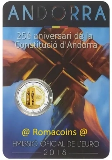 2018 - Pamätná minca Andorra 2€