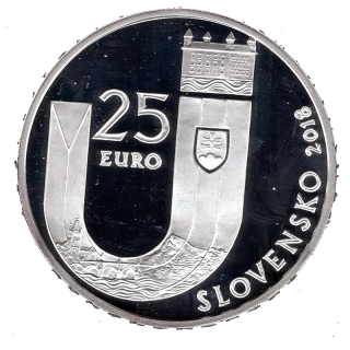 2018/030, 25€ Slovensko 2018 - 25. výročie SR-PROOF