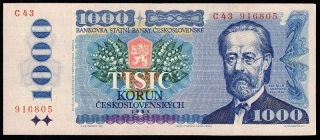 1000 Kčs - 1985 - Séria C 43