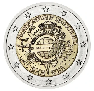 B.R.D. - 2012 10 rokov Eura typ G