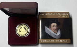 2018 - 100 Euro - Korunovácia Ferdinanda II. PROOF