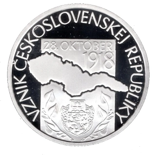 2018/036, 10€ Vznik ČSR - Proof