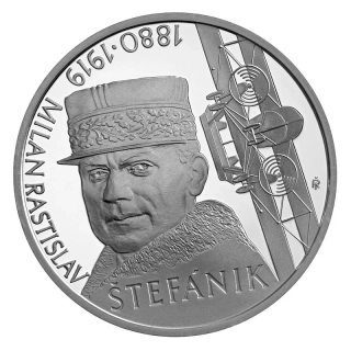 2019/038, 10€ 100. výročie úmrtia M. R. Štefánik - BK
