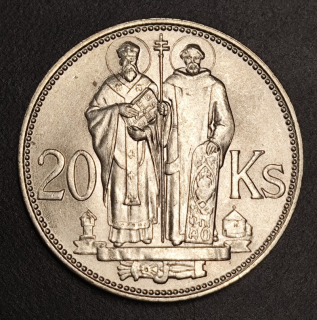 33/ Dvadsať Korun - 20 Ks - varianta dvojkríž