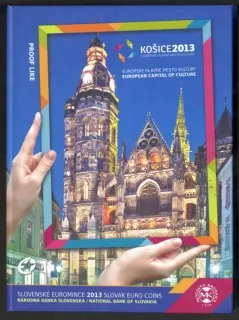 2013 Sada Slovenských Euro mincí Košice - hlavné mesto kultúry - PROOF