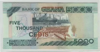 5000 Cedis 2003 UNC