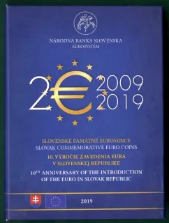 2019 Sada Euro mincí  - 10. výročie zavedenia Eura v SR