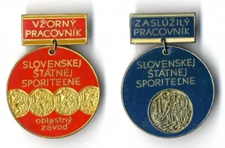 Vzorný a zaslúžikí pracovník - štátnej sporiťelne