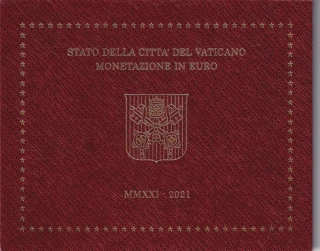 Vatikán sada mincí 2021