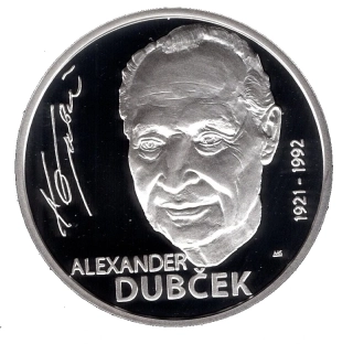2021/054, 10€ - Alexander Dubček Proof