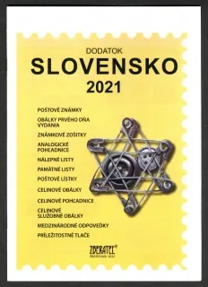 Špecializovaný katalóg známok Slovensko -Dodatok Slovensko 2021