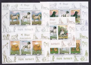 3507-3512 pečiatka Fauna