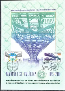 2001 NL- Maďarsko - príležitostný list