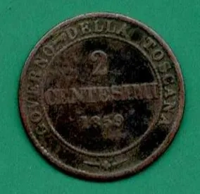 2 Centesimi 1859 - Toskánsko