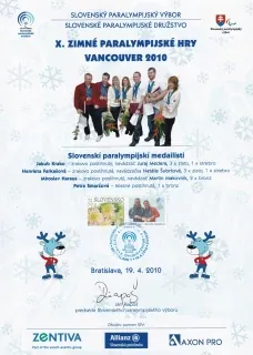 NL - 2010 Paraolympijskí medailisti