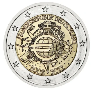 B.R.D. - 2012 10 rokov Eura typ A