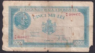 5000 Lei 1945