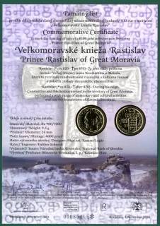 2014 - PL, Veľkomoravské knieža Rastislav