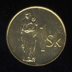 SK4 - 1 Koruna 2000
