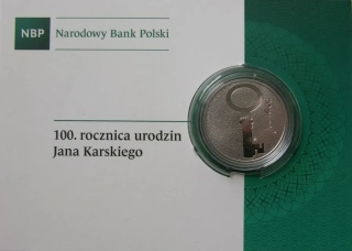 10 Zlote 2014 - 100. rocznica urodzin Jana Karskiego