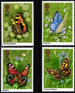 0875-0878 Motýle