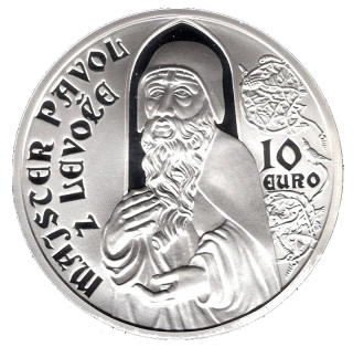 2012/011, 10 € - Majster Pavol z Levoče PROOF