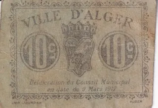 10 Centimes 1917