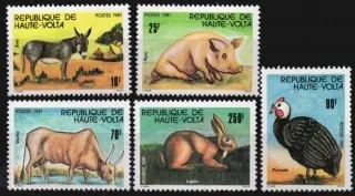 0851-0855 Fauna