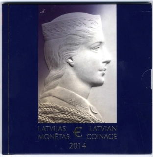 Sada euromincí - Lotyšsko 2014