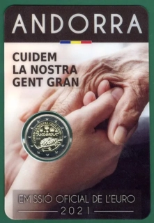 2021 - Pamätná minca Andorra 2€