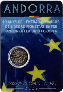 2022 - Pamätná minca Andorra 2€