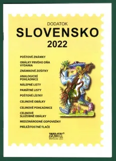 Špecializovaný katalóg známok Slovensko -Dodatok Slovensko 2022