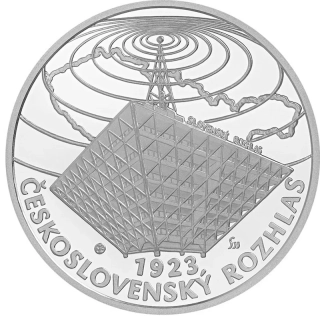 2023/065, 10€ - Začiatok pravidelného vysielania československého rozhlasu PROOF