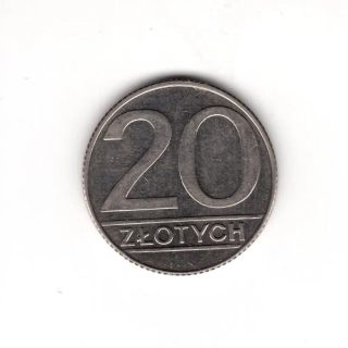 20 Złotych 1989