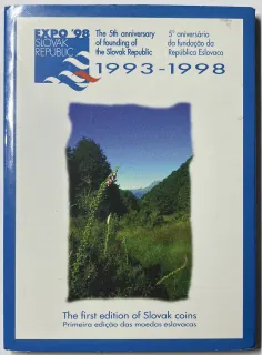 1993-1998 Sada Slovenských mincí EXPO 98