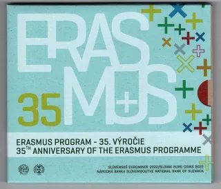 2023 Sada Slovenských Euro mincí - 35. Výročie Erasmus program