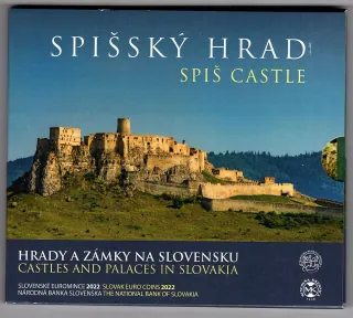 2022 Sada Slovenských Euro mincí - Spišský hrad