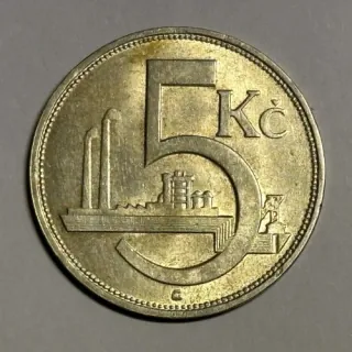 09/  1928 - 5 Kč. - varianta B